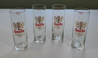 Set Of 4 German Garde Kolsch Beer Glass 0.  21 Glasses