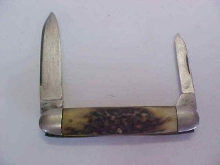 Rare W.  R Case & Sons Bradford Pa C5145 " Bone Pocket Knife