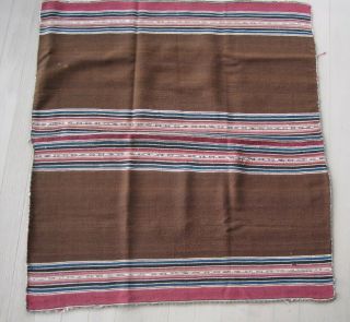 Authentic Old Bolivian Weaving Manta Awayo Tari Textile Cloth Bolivia Andes 15