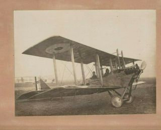 Ww1 Period Press Photos Mounted On Card - Royal Flying Corps
