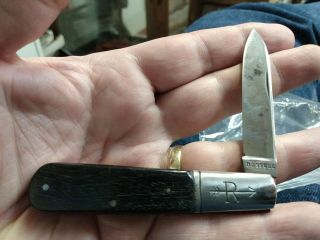 Straight Line Russell Barlow Pocket Knife Carbon 3722
