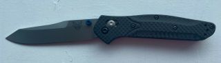 Benchmade 940 - 1 Osborne Axis Lock Knife Carbon Fiber (3.  4 " Stonewash) S90v