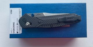 Benchmade 940 - 1 Osborne AXIS Lock Knife Carbon Fiber (3.  4 