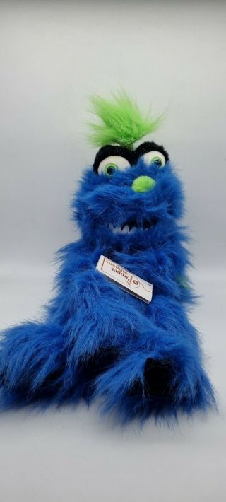 The Puppet Company - Monsters - Blue Monster Hand Puppet Purchased From Harrods
