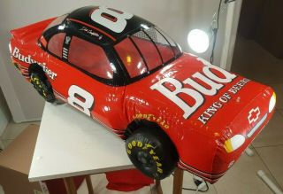 Budweiser 8 Dale Earnhardt Jr.  Inflatable Race Car Red 44 "