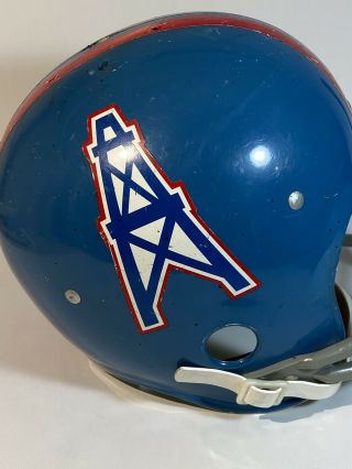 Vintage Houston Oilers Rawlings BNFL Helmet Size Medium Youth 2