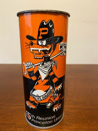 Princeton University 15th Reunion Class Of 1958 16oz Beer Can Cup