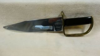 Old Civil War Hand Made D - Guard Bowie Knife