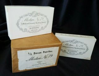 Vintage Old Stock Mixture No.  79 Pipe Tobacco Sutliff Richmond Va 8 Boxes