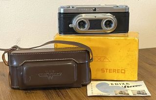 Vintage Wirgin Edixa 3d Stereo Camera - Work