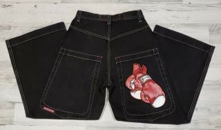 Vintage Jnco Rare Jeans Boxing Gloves 28x30 