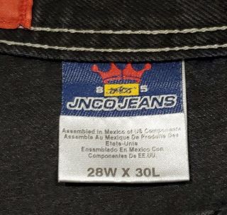 Vintage JNCO Rare Jeans Boxing Gloves 28x30 ' 90s Urban Streetwear Baggy Skater 3