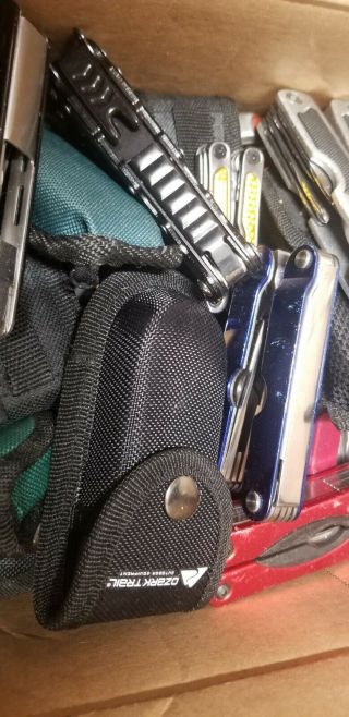 25 POUNDS TSA Confiscated MULTI - TOOLS Various KNIVES TREASURE HUNT GRAB BAG BOX 5