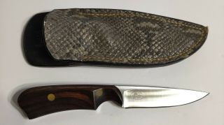 Zack Knives/knife Custom Made By Donald Zaccagnino Sheath Vintage