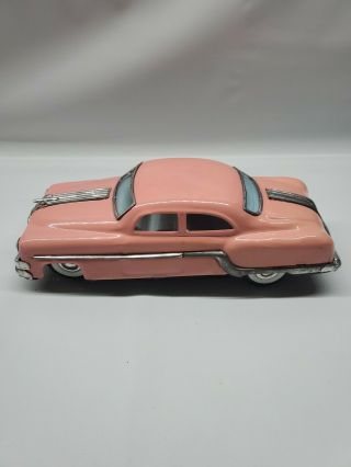 Minister Delux Pink Tin Friction Toy Car