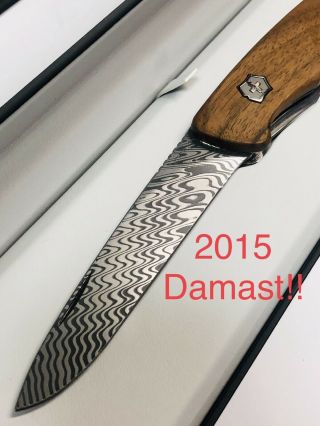 ☆charity☆ Rangerwood Damast Limited Edition 2015 Victorinox.  Damascus Steel.