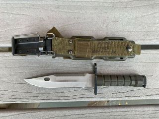 M9 Phrobis Iii Bayonet Knife Bianchi Sheath Military