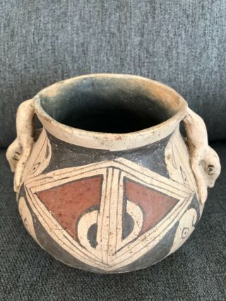 Old Casas Grandes Mata Ortiz Pottery Bowl Vessel Lizards Polychrome Columbian