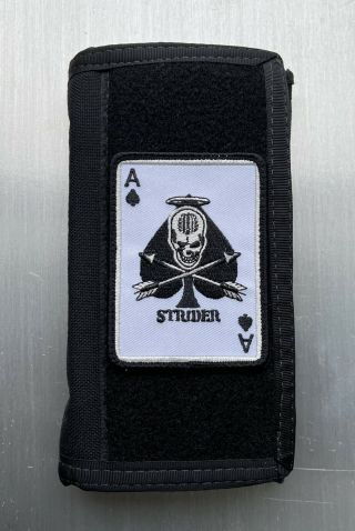 Strider Knives Performance Smf Sng Pt Orca Arms Pouch Case With Death Card Patch