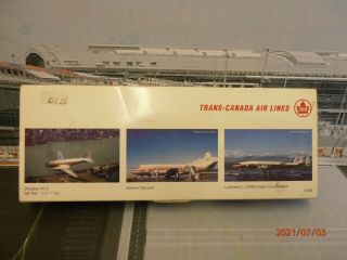 Herpa Wings 1/500 Diecast Airliner Model Tca Trans Canada Airlines Box Set