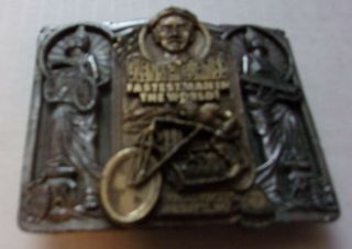 Limited Edition - Motorcycle Belt Buckle - - - Glenn Curtiss - - - - - - 885/3000