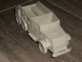 Marx Battleground / Desert Fox Playset Light Gray German Vehicle