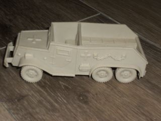 Marx Battleground / Desert Fox Playset Light Gray German Vehicle 3