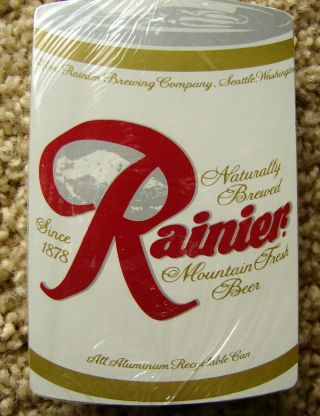 Rainier Beer - One Deck Rci Playing Cards Vintage 1980 