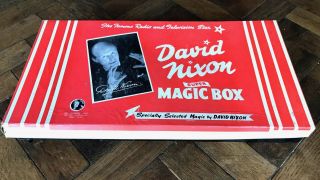 1950s Vintage David Nixon Boxed Magic Box Set Large 17,  Tricks Props