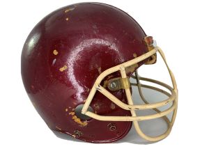 Riddell Football Vintage Helmet Size 7 1/8 - 7 3/4 With Face Guard Man Cave