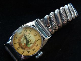 Vintage Dale Evans Character Model 1875 Wristwatch By Ingraham C1949 Expansion