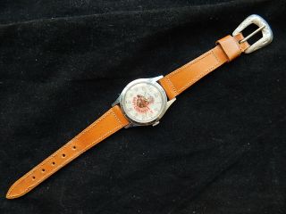 Vintage Davy Crockett Character Wristwatch By Swak Watch Co.