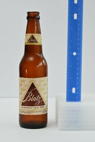 Blatz Beer Bottle,  Vintage Beer Bottle,  1970s