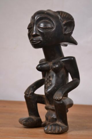 African Tribal Art,  Luba Statue From Drc.  Congo