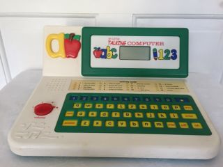 Iq Builders My Little Talking Computer.  Vintage Educational Toy.  Ex