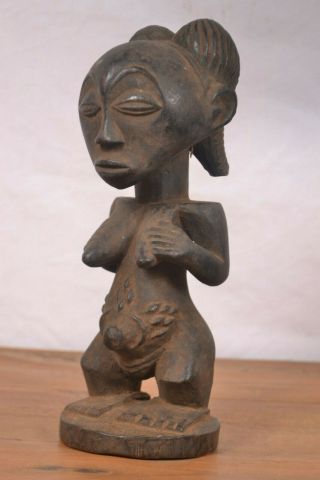 African Tribal Art,  Luba Statue From Baluba Tribal Drc Congo