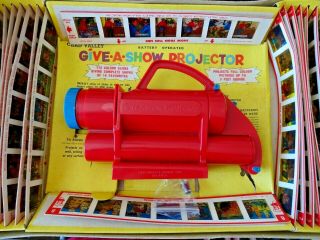 Chad Valley Kenner Give - A - Show Projector And Slides 1961 Complete