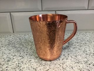 One Absolut Elyx Vodka Copper Moscow Mule Cup Thick Copper Mug
