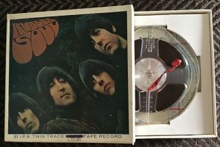 The Beatles,  Rubber Soul,  Vintage 1965 Reel To Reel Music Tape.