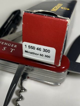 BERGEON WENGER MINATHOR Watchmakers Tool Case knife 4