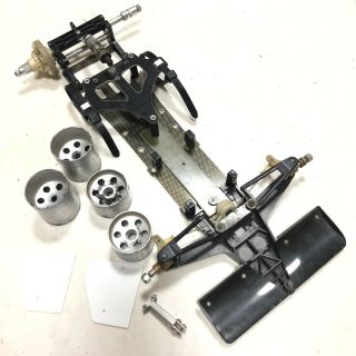 1/10 Vintage Tamiya Rc Road Wizard F1 Rolling Chassis 58053