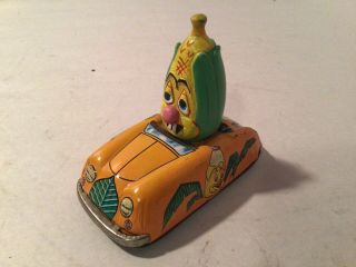 Marxie Marx D.  Dean Tin Friction Car With Corn Driver Very L@@k