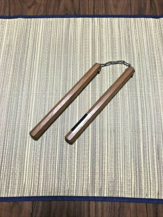 [vintage] Japanese Wooden Nunchaku : Karate Weapon