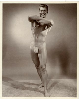 Vintage Gay Interest Photo By Wpg 4x5 Double Weight Paper Don Hoffman