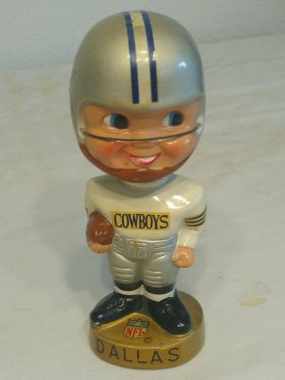 Vintage Dallas Cowboys Bobble Head Pro Novelty Chicago Illinois Japan Rare