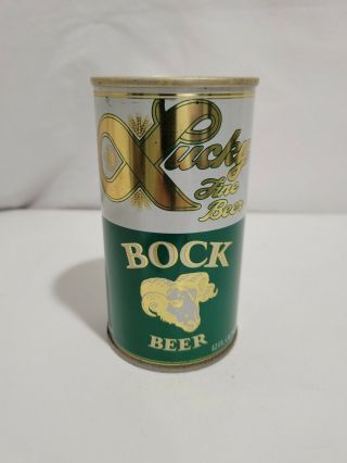 Lucky Bock Beer Can From California And Tough