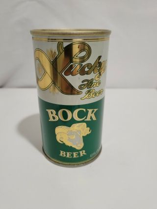 Lucky Bock Beer Can from California and Tough 3