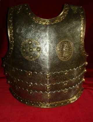 16 - 17th C Polish Wing Hussar Breastplate 100 Authentic German French No Sword