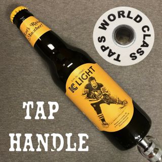 Limited Pittsburgh Penguins Ic Light Beer Bottle Tap Handle Iron City Ice Hockey