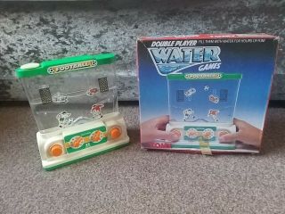 Tomy Double Player Water Games Football Boxed Retro